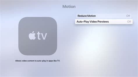 How To Disable Auto Play Video Previews On Apple Tv
