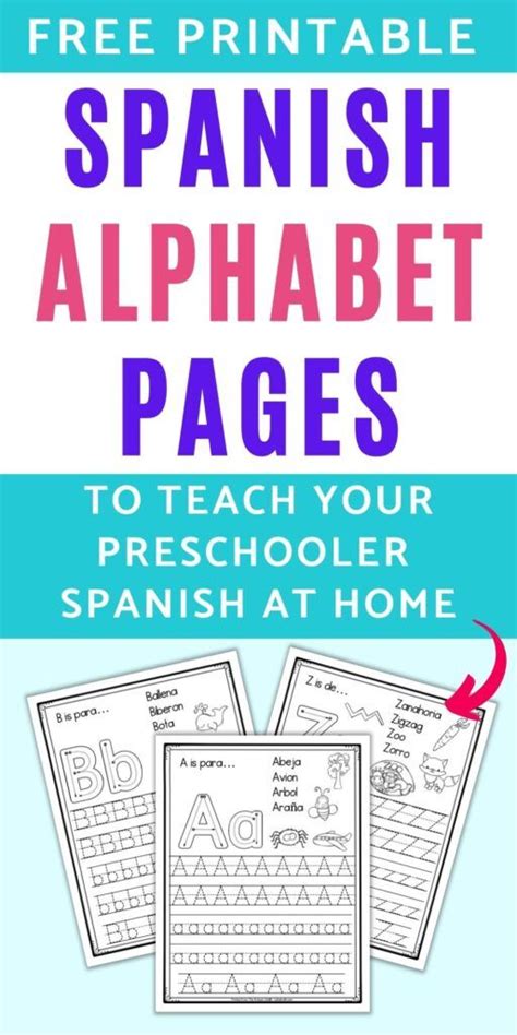 Free Printable Spanish Alphabet Tracing Worksheets In 2021 Alphabet