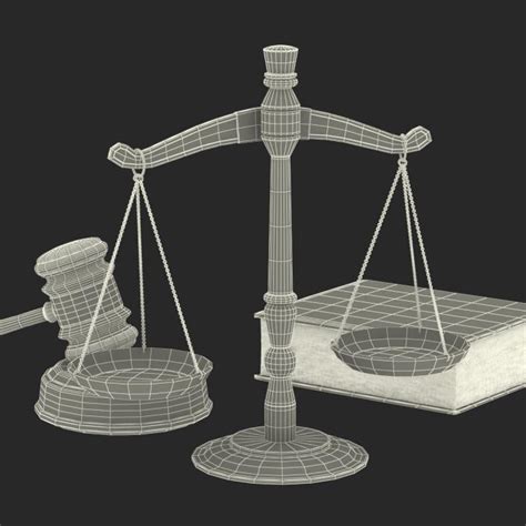 3d Legal Gavel Scales And Law Book 3d Molier International