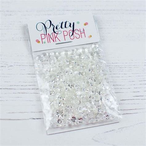 Pretty Pink Posh Jewels Sparkling Clear Doodlebugs