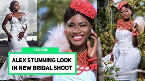 Bbnaija Alex Stunning Look In New Bridal Shoot Behind The Scene Youtube