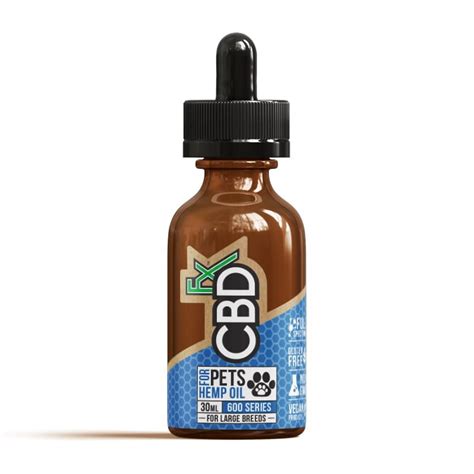 Cbd Oil For Dogs Cats And All Pets 600mg Large Breed Cbdfx