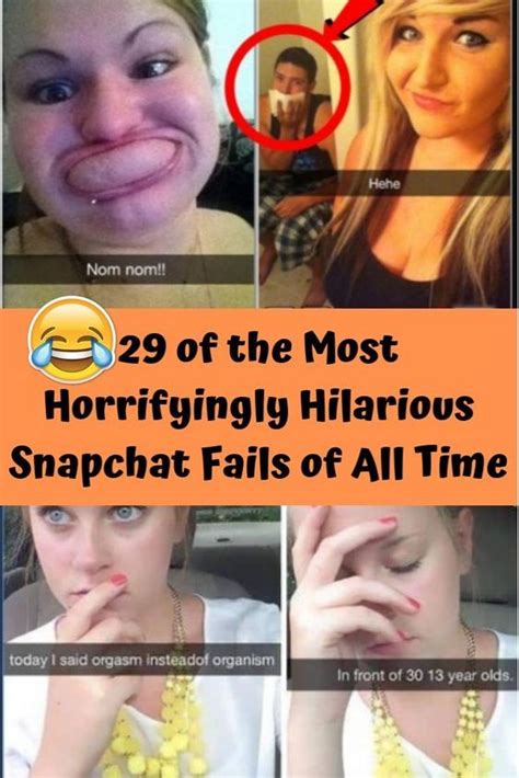 Of The Most Horrifyingly Hilarious Snapchat Fails Of All Time Snapchat Funny Hilarious