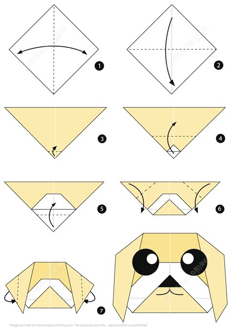 Printable Origami Template Printable Templates