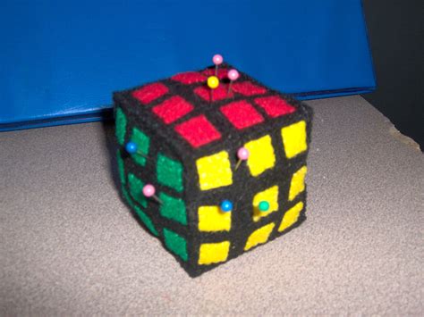 Rubiks Cube Style Pincushion 11 Steps With Pictures Instructables
