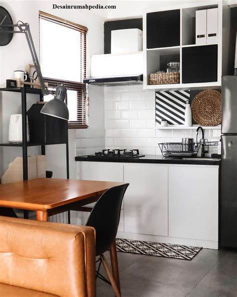 inspirasi desain dapur minimalis modern  bikin rumah terlihat