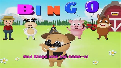 Bingo Dog Song Nursery Rhymes And Kids Songs With Lyrics Great Songs
