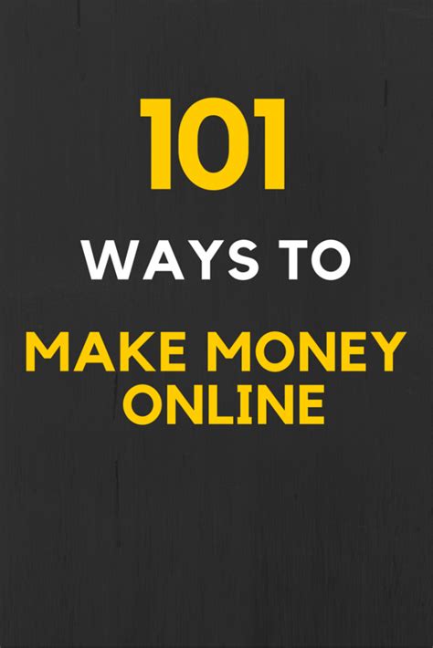How To Earn Money Online 100 Ways To Make Money From Home In 2016