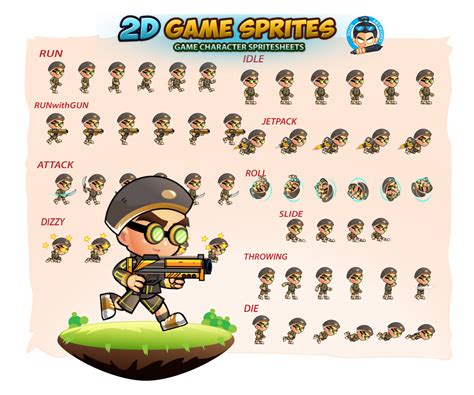 Game Character Sprites 07 Game Art Partners