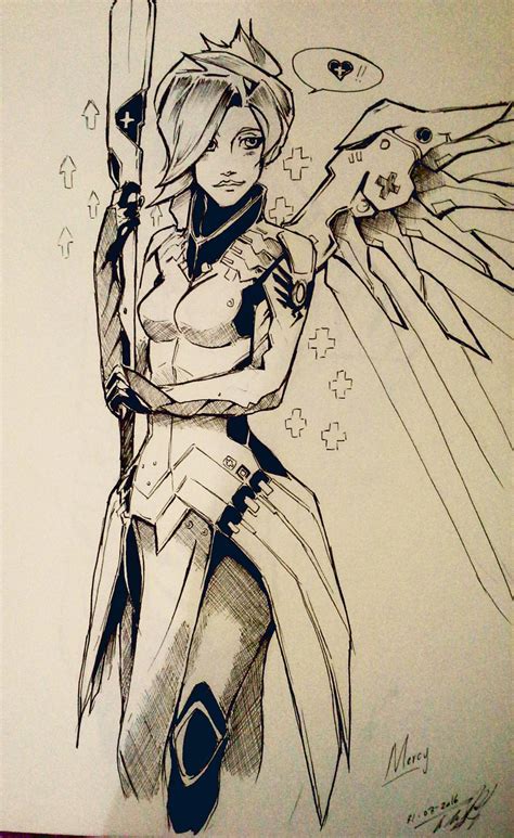 Mercy Overwatch By Aviara23 On Deviantart