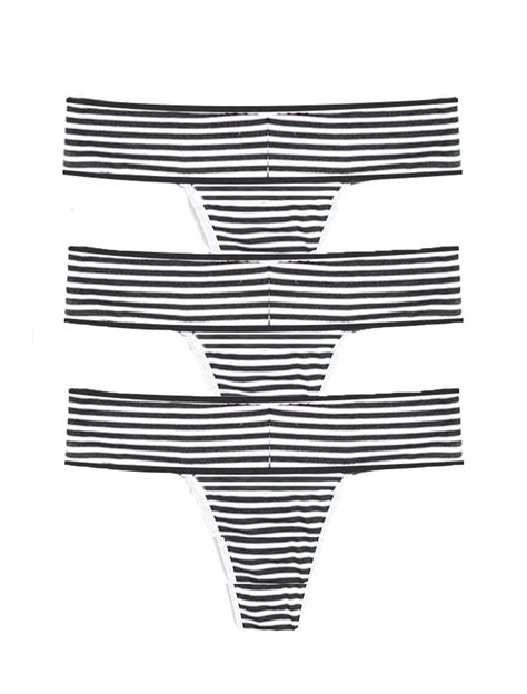 The Stripe Thong Set 3 Pack Knotty Usa