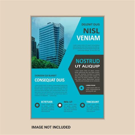 Premium Vector The Corporate Business Flyer Template Is Simple And