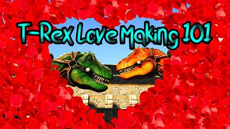 T Rex Sex Party Ark Survival Evolved Youtube