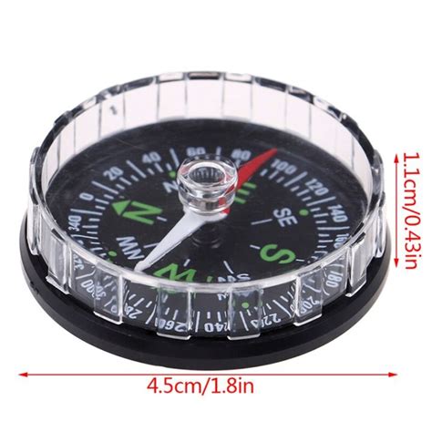 New North Navigation Survival Button Design Compass Mini Precise