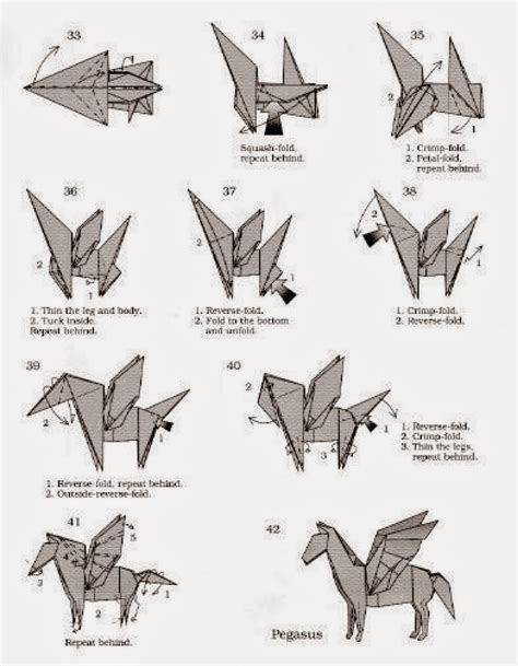 Make Origami Pegasus Origami Instructions Art And Craft Ideas