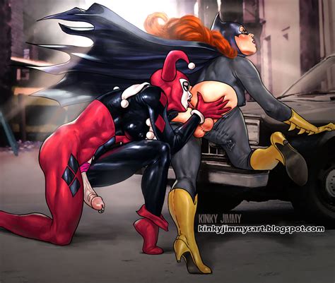 Harley Quinn Eats Tranny Batgirl Asshole Futanari