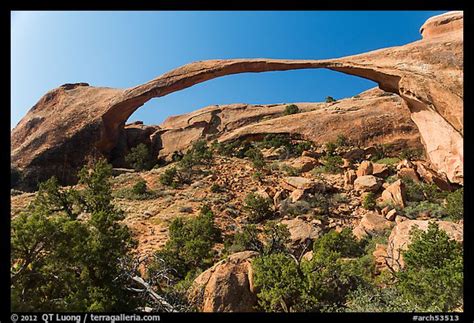 Picturephoto Landscape Arch With Fallen Rocks Arches National Park