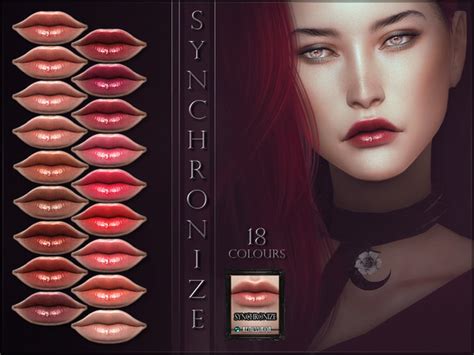 Synchronize Lipstick By Remussirion At Tsr Sims 4 Updates