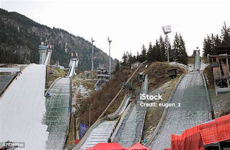 Ski Jumping Stadium Erdinger Arena Oberstdorf Bavaria Germany Stok
