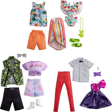 Clothing And Shoes Doll Accessories Barbie Ken Fashion Pack Summer Set
