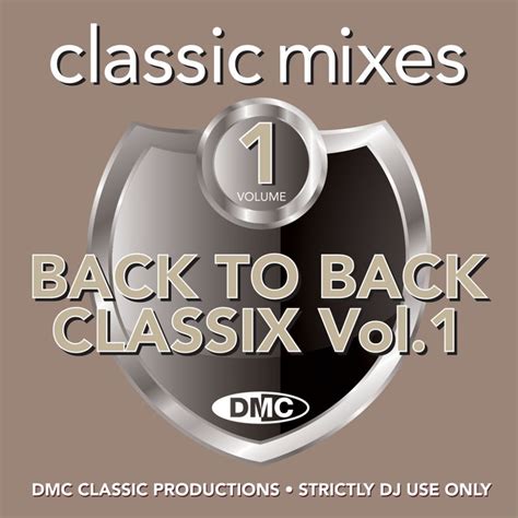 Classic Mixes Back To Back Vol 1 Dj Cd