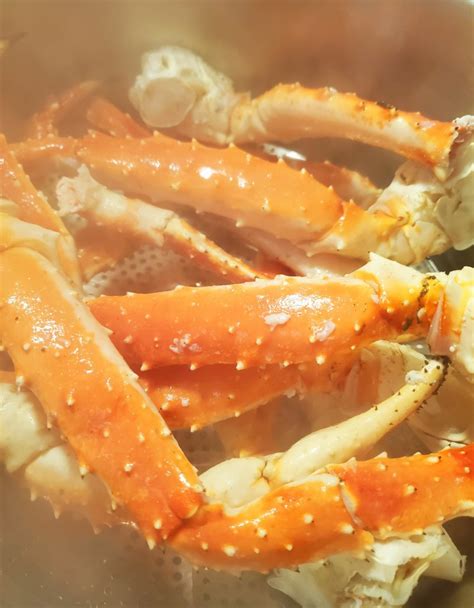 Easy Steamed Crab Legs Garlic And Olive Oil Veins