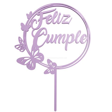 Feliz Cumpleaños Topper Cake Stl Cortador De Galletas Stl