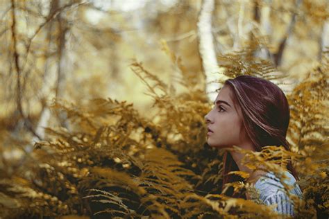 Girl In The Forest High Resolution Photography