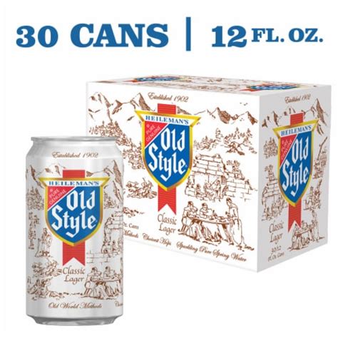 Old Style Classic Lager Beer 30 Cans 12 Fl Oz Kroger