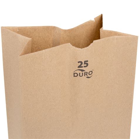 Duro 25 Lb Tall Brown Paper Bag 500bundle