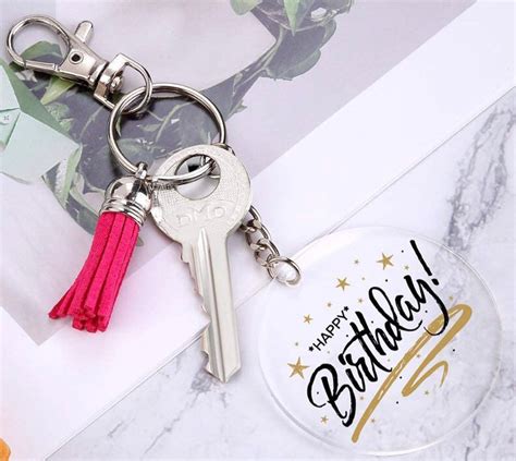 Personalized 2 Inch Round Key Chains Etsy