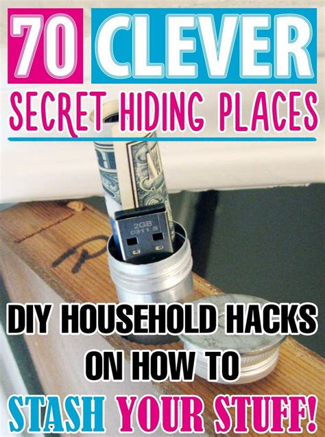 Amazon Com Clever Secret Hiding Places Diy Household Hacks On How