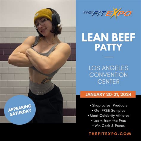 Thefitexpo Your Favorite Influencers Lean Beef Patty And