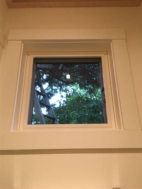 Simple Window Trim In Basement Window Trim Basement Windows