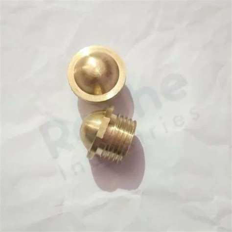 Silver Round Brass Cp Plug For Hardware Fitting Size 15mm At Rs 19piece In Jamnagar