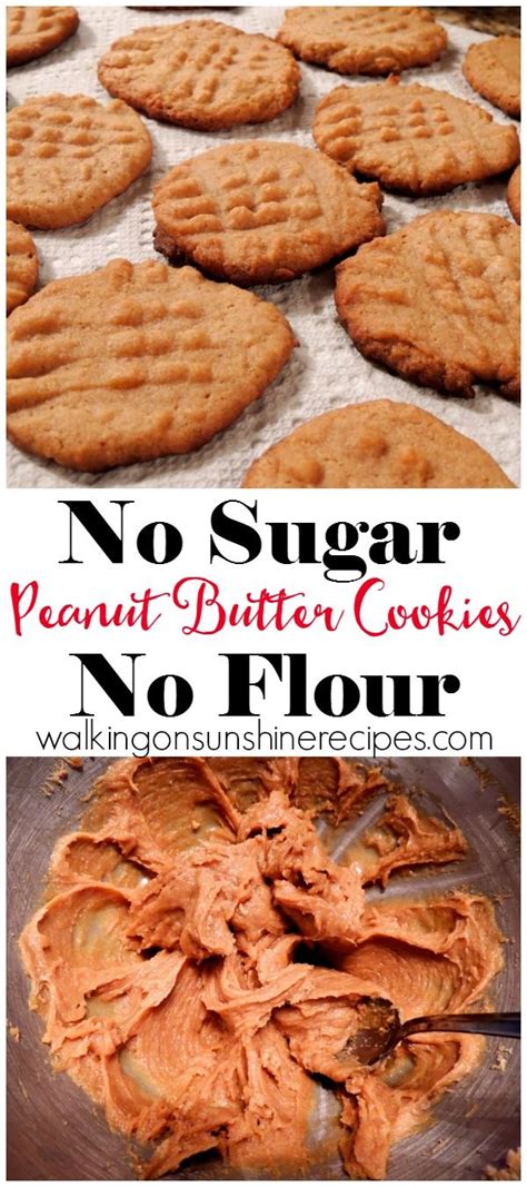 This is the type of sugar cookie dough that holds well if you want to cut it out with. Sugarless and Flourless Peanut Butter Cookies | Recipe | Sugar free recipes, Recipes