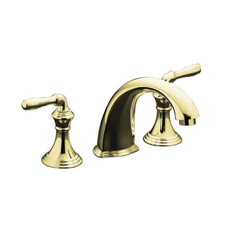 My bathtub has three handles (hot, shower, cold). Shop KOHLER Devonshire Vibrant Polished Brass 2-Handle ...