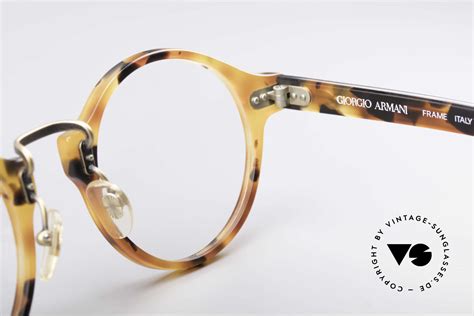 Glasses Giorgio Armani 341 Panto Eyeglass Frame Vintage Sunglasses