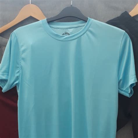 Round Half Sleeve Mens Polyester Sports Plain T Shirt Rs 150 Piece