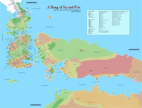 Westeros And The Eastern Continent Game Of Thrones Map Map A Song