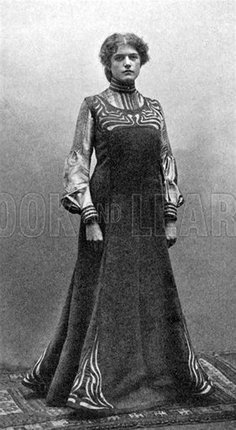 1903 German New Artistic Reform Dress Designed By Elizabeth