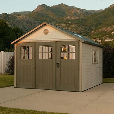 Storage shed at sams club 3747 rubbermaid storage shed parts build well 51 in h x 77 in w x 38 4 in d gray outdoor storage shed steel storage sheds near merced ca suncast horizontal storage shed. Lifetime 11' x 11' Resin Shed - Sam's Club