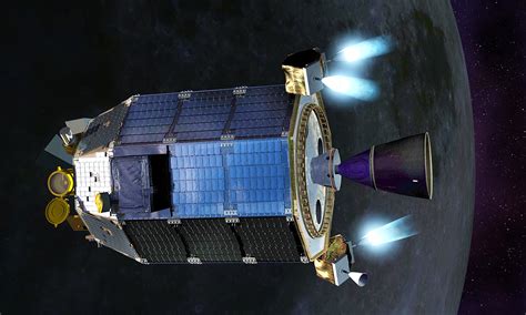Ladee Fires Thrusters Artists Concept Nasa Solar System Exploration