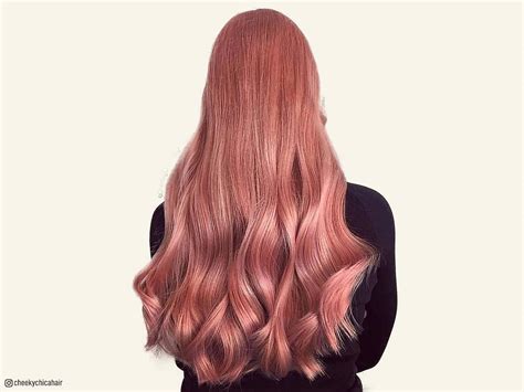 Rose Gold Hair Color Styles