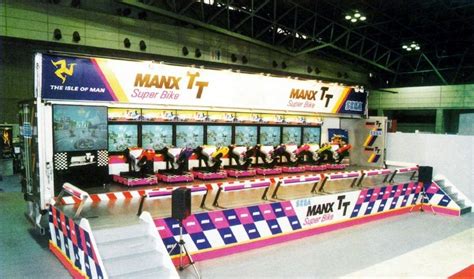 Manx Tt Superbike 8 Player Cabinet Arcade Retro Gaming Art Crane Game