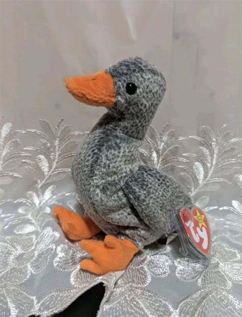 Seller Away Jan Ty Beanie Baby Honks The Gray Goose Vintage Plush