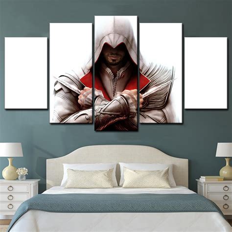 Assassins Creed Ezio Piece Canvas Art Wall Decor Canvas Prints