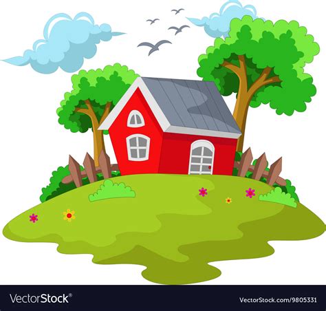 Cartoon House For Your Design Royalty Free Vector Image