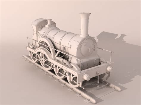 3d Model Of Iron Duke Locomotive