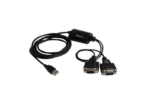 2 Port Ftdi Usb To Serial Rs232 Adapter Cable Com
